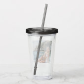 SIP! 🥤 Individueller Acrylbecher mit Strohhalm-De Acryltrinkbecher (Rückseite)