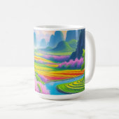"Sip Into Spring - Landschaftliches Blossom Kaffeetasse (VorderseiteRechts)