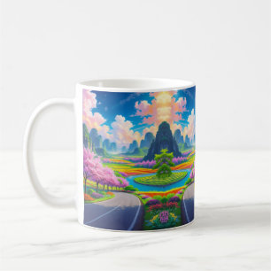 "Sip Into Spring - Landschaftliches Blossom Kaffeetasse