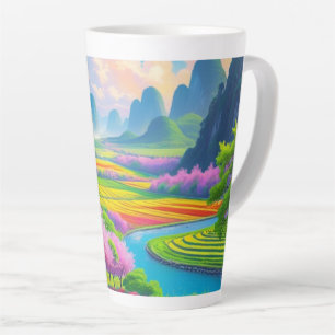 "Sip Into Spring - Landschaftliches Blossom Milchtasse