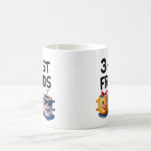 Sip, lachen, wiederholen: 3 Best Friends Coffee Ta Kaffeetasse (Mittel)