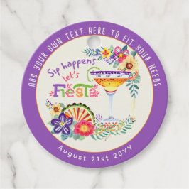 Sip! Lassen Sie uns FIESTA kundenspezifisch einset Geschenkanhänger