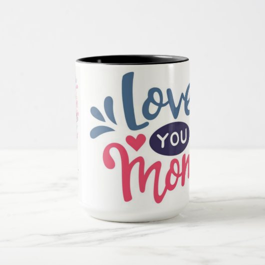 "Sip Liebe, Wärme und Dankbarkeit: Glücklich Mutte Tasse (Zentrum)