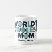 Sip Like the World's Coolste Mama - Personalisiert Kaffeetasse (Mittel)