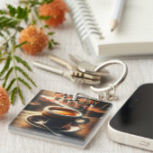 'Sip me baby one more time.' Espresso Schlüsselanhänger (Vorderseite rechts)