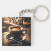 'Sip me baby one more time.' Espresso Schlüsselanhänger (Rückseite)
