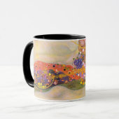Sip mit Raffinesse: Kunst von Klimt auf einer Tass Tasse (Vorderseite Links)
