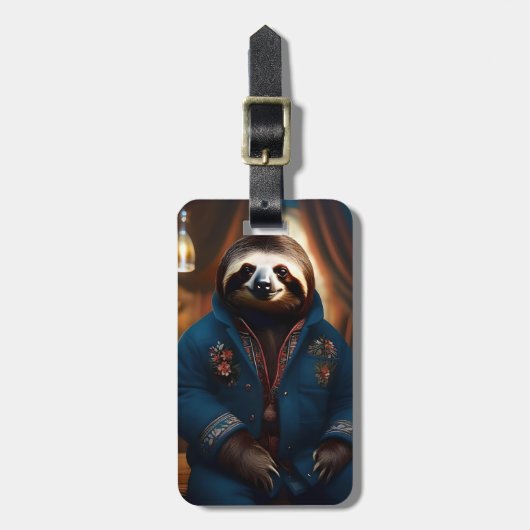 "Sip 'n' Langsam: Die gemütliche Schlampe in einer Gepäckanhänger (Vorderseite vertikal)