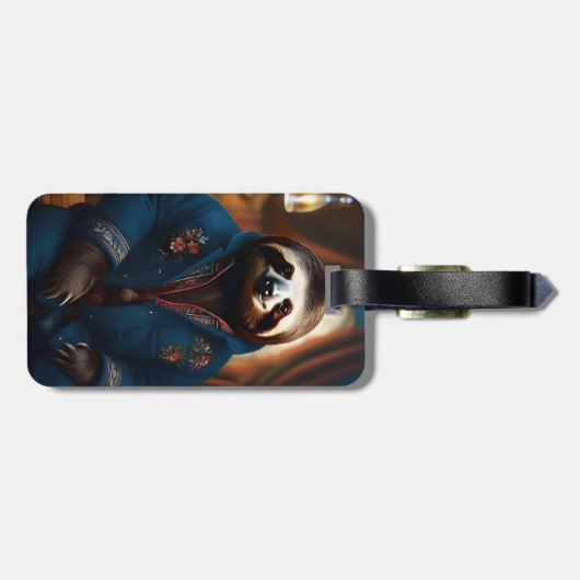 "Sip 'n' Langsam: Die gemütliche Schlampe in einer Gepäckanhänger (Rückseite horizontal)