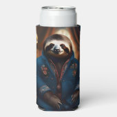 "Sip 'n' Langsam: Die gemütliche Schlampe in einer Selters Dosenkühler (Seltzer Rückseite)