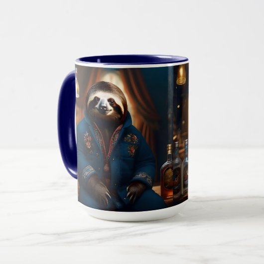 "Sip 'n' Langsam: Die gemütliche Schlampe in einer Tasse (Vorderseite Links)