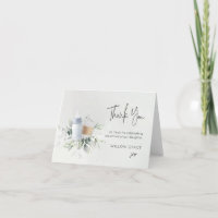 Sip n Sehen Sie neues Baby geklappt Danke Karte bl