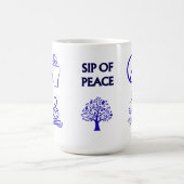  SIP OF PEACE, CLEAR YOUR MIND CERAMIC 15OZ MUG KAFFEETASSE (Mittel)