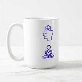  SIP OF PEACE, CLEAR YOUR MIND CERAMIC 15OZ MUG KAFFEETASSE