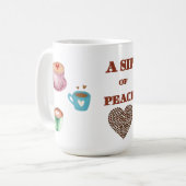 SIP OF PEACE, COFFEE BREAK 15OZ CERAMIC MUG KAFFEETASSE (Vorderseite Links)