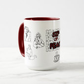 SIP OF PEACE  ,PEACEFUL MOMENT TWO-TONE CERAMIC TASSE (Vorderseite Links)