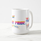 SIP OF PRIDE, ACCEPTANCE LGBTQ+ 15OZ. CERAMIC MUG KAFFEETASSE (VorderseiteRechts)