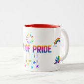 SIP OF PRIDE, LGBTQ+ 11OZ TWO-TONE CERAMIC MUG ZWEIFARBIGE TASSE (VorderseiteRechts)