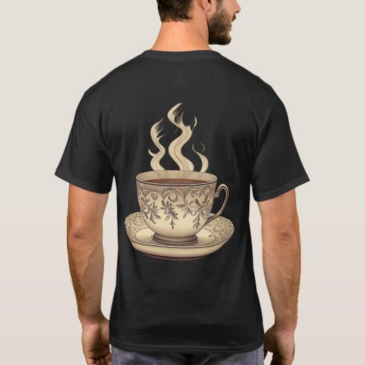 Sip of Serenity - Classic Teacup T - Shirt 👕 (Rückseite)