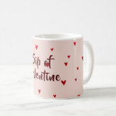 Sip of Valentine Moderner Valentinsbecher mit Herz Kaffeetasse (VorderseiteRechts)