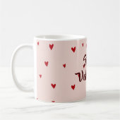 Sip of Valentine Moderner Valentinsbecher mit Herz Kaffeetasse (Links)