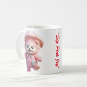 "Sip Pink Joy" Kaffeetasse (Vorderseite Links)