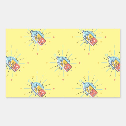 Sip Revive Repeat Prime Hydration Lemonade Rechteckiger Aufkleber (Vorderseite)