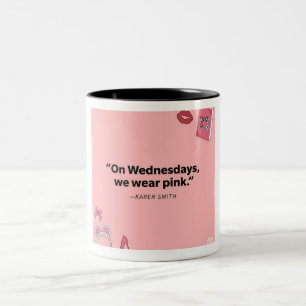 "Sip Sass, Bleibe beschäftigt zu sein, Ikonisch zu Zweifarbige Tasse