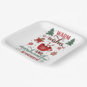Sip & Savor the Season's Sweetness Pappteller (Gewinkelt)