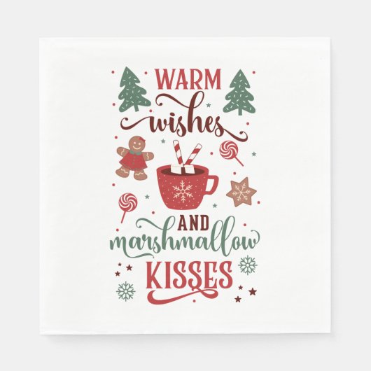 Sip & Savor the Season's Sweetness Serviette (Vorderseite)