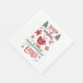 Sip & Savor the Season's Sweetness Serviette (Ecke)