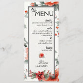 Sip, Savor und Sparkle: Ihre Weihnachtsfeier Menükarte (Vorderseite)