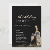 Sip, Schluck | Weine 30. Geburtstag Party Einladung (Vorderseite)