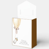 Sip & See Boho Ballon Flasche Babydusche Geschenkschachtel (Offen)