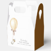 Sip & See Simple Boho Ballon Flasche Baby Dusche Geschenkschachtel (Offen)