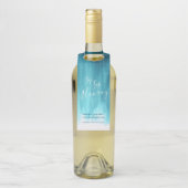 Sip Sip Hooray benutzerdefinierte Hochzeit abstrak Flaschenanhänger (Auf Flasche)