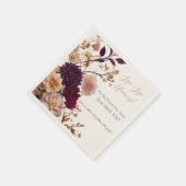 Sip Sip Hooray Brautparty | Garden Floral Serviette (Ecke)