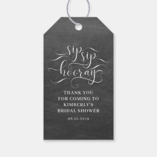 Sip Sip Hooray Brautparty Geschenkanhänger