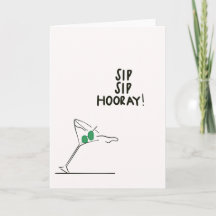 Sip Sip Hooray! Card