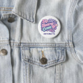 Sip Sip Hooray Crew Y2K Junggesellinnenabschied Button (Beispiel)