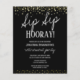 Sip Sip Hooray Elegantes Party für Goldene Rente