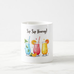 Sip Sip Hooray! 🍊 farbenfrohe Sommer-Tasse Kaffeetasse