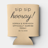 Sip Sip Hooray Gastgeschenk Hochzeit Florenz Dosenkühler (Rückseite)
