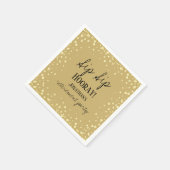 Sip Sip Hooray Herzlichen Glückwunsch Ruhestand Na Serviette (Ecke)