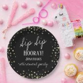 Sip Sip Hooray Herzlichen Glückwunsch Ruhestand Pappteller (Party)