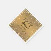 Sip Sip Hooray Herzlichen Glückwunsch Ruhestand Serviette (Ecke)