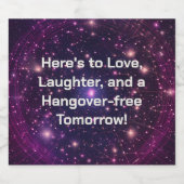 "Sip, Sip, Hooray! Letzte Tequila-Sippe Alkoholflaschenetikett (Einzelnes Label)