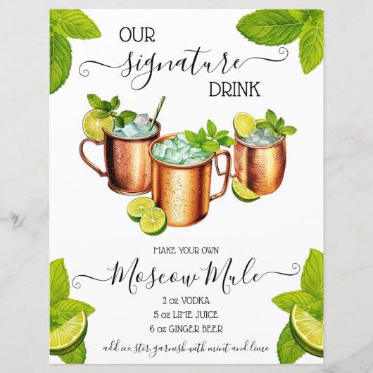 Sip, Sip Hooray Moskau Mule Signature Drink Rezept (Vorderseite)