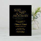 Sip-Sip-Hooray-Partner Folieneinladung (Stehend vorne)