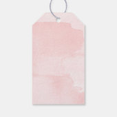 Sip Sip Hooray Rosa Brautparty Wein Geschenkanhänger (Rückseite)